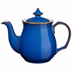 Denby Imperial Blue Teapot - Premium Ceramic Teapot for Tea Lovers