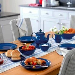 Denby Imperial Blue Small Jug - Elegant Tableware for Everyday Use -HARTS OF STUR Sales 001010014 Denby Imperial Blue Small Jug 3