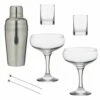 Ravenhead Entertain Martini Cocktail Set - Elegant Drinkware for Stylish Entertaining -HARTS OF STUR Sales 0042253 Ravenhead Entertain Martini Cocktail Set