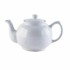 Price & Kensington White 6 Cup Teapot - Elegant Ceramic Teapot for Tea Lovers