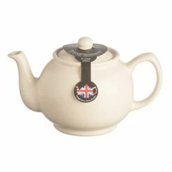 Price & Kensington Matt Cream 6 Cup Teapot - Elegant Tea Brewing Solution -HARTS OF STUR Sales 0056735 Price And Kensington Matt Cream 6 Cup Teapot 1