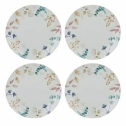 Kensington Meadow Set of 4 Elegant Cake Plates - Perfect for Afternoon Tea & Desserts