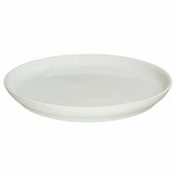 Denby Linen Coupe Dinner Plate - Elegant Stoneware Tableware for Everyday Dining -HARTS OF STUR Sales 016012005 Denby Linen Coupe Dinner Plate 2