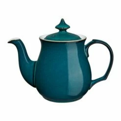 Denby Greenwich Teapot - Premium British Stoneware Teapot for Tea Lovers