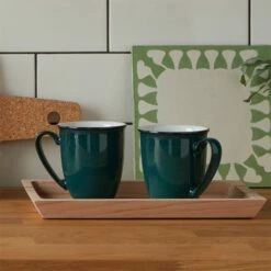 Denby Greenwich Set Of 2 Stoneware Mugs - Elegant & Durable Drinkware -HARTS OF STUR Sales 024041018 Denby Greenwich Set Of 2 Mugs 3
