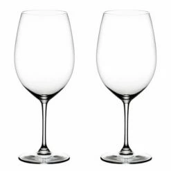 Riedel Vinum Cabernet Sauvignon / Merlot Wine Glass Twin Pack - Premium Crystal Wine Glasses for Red Wine -HARTS OF STUR Sales 0 5 2499