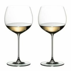 Riedel Veritas Chardonnay Wine Glass Twin Pack - Premium Crystal Wine Glasses for White Wines -HARTS OF STUR Sales 0 5 2805