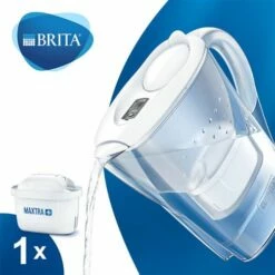 Brita Marella Cool White Water Filter Jug | 2.4L Capacity | BPA-Free | Improves Taste & Reduces Impurities -HARTS OF STUR Sales 1024037 Brita Marella Cool White Water Filter Jug 1