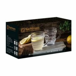 Nachtmann Ethno Hot Beverage Mug Set Of 2 - Elegant Drinkware for Coffee & Tea -HARTS OF STUR Sales 104249 Nachtmann Ethno Hot Beverage Mug 2 Pack 4