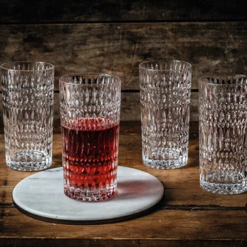 Nachtmann Ethno Longdrink Set Of 4 - Premium Crystal Glasses for Cocktails & Long Drinks 5 Nachtmann Ethno Longdrink Set Of 4 - Premium Crystal Glasses for Cocktails & Long Drinks - Image 3