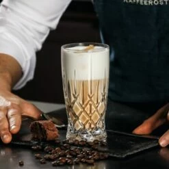 Nachtmann Noblesse Latte Macchiato Set Of 2 - Elegant Drinkware for Coffee Lovers -HARTS OF STUR Sales 104893 Nachtmann Noblesse Latte Macchiato 2 Pack 2