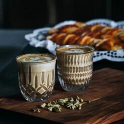 Nachtmann Ethno Cappuccino/Flat White Set Of 2 - Premium Drinkware for Coffee Lovers -HARTS OF STUR Sales 104898 Nachtmann Ethno Cappuccino Flat White 2 Pack 1