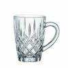 Nachtmann Noblesse Coffee Mug Set Of 2 - Elegant Crystal Glass Mugs for Coffee or Tea -HARTS OF STUR Sales 104907 Nachtmann Noblesse Coffee Mug 2 Pack