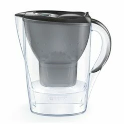 Brita Marella Cool Graphite Water Filter Jug | 2.4L Capacity | BPA-Free | Improves Taste & Reduces Impurities -HARTS OF STUR Sales 1051121 Brita Marella Cool Graphite Jug System 1