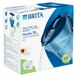 Brita Marella XL Blue Water Filter Jug | Large Capacity | BPA-Free | Improves Taste & Reduces Impurities -HARTS OF STUR Sales 1051122 Brita Marella XL Blue Jug System 2
