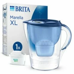 Brita Marella XL Blue Water Filter Jug | Large Capacity | BPA-Free | Improves Taste & Reduces Impurities -HARTS OF STUR Sales 1051122 Brita Marella XL Blue Jug System 3