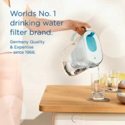 Brita Style Cool Blue Water Filter Jug | 2.4L Capacity | BPA-Free | Reduces Impurities for Cleaner, Better-Tasting Water -HARTS OF STUR Sales 1051124 Brita Style Cool Blue Jug System 2