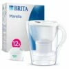 Brita Marella Cool White Water Filter Jug with 12 Maxtra Pro All-IN-1 Filters | Pure Water Solution -HARTS OF STUR Sales 1051129 Brita Marella Cool White x12 Jug System