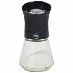 T&G CrushGrind Tip Top Salt Mill - Premium Adjustable Ceramic Grinder for Tableware