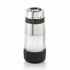 OXO Good Grips Salt & Pepper Grinder Set - Adjustable Ceramic Grinders, Stainless Steel Finish, Tableware Essential -HARTS OF STUR Sales 1141000V2UK OXO Good Grips Salt Pepper Grinder Set 2