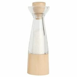 T&G CrushGrind Stockholm Beech & Acrylic Salt Mill - Premium Tableware for Stylish Dining