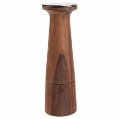 T&G CrushGrind Oblique Black Walnut Salt Mill - Premium Adjustable Tableware for Gourmet Seasoning