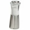 T&G CrushGrind Apollo Brushed Stainless Steel & Acrylic Salt Mill - Premium Tableware for Modern Kitchens -HARTS OF STUR Sales 11718 CrushGrind Apollo Brushed Steel Salt Mill