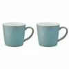 Denby Azure 2 Piece Cascade Mug Set - Premium Stoneware Drinkware -HARTS OF STUR Sales 123041615 DENBY AZURE 2 PIECE CASCADE MUG SET