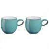 Denby Azure Set Of 2 Stoneware Mugs - Premium British Craftsmanship