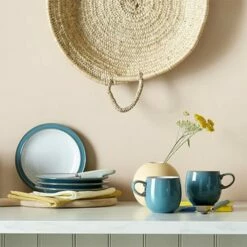 Denby Azure Set Of 2 Stoneware Mugs - Premium British Craftsmanship -HARTS OF STUR Sales 123048611 Denby Azure Set Of 2 Mugs 2