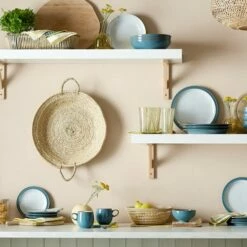 Denby Azure Set Of 2 Stoneware Mugs - Premium British Craftsmanship -HARTS OF STUR Sales 123048611 Denby Azure Set Of 2 Mugs 3