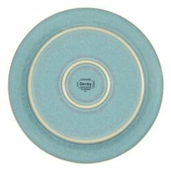 Denby Azure Coast Dinner Plate - Premium Stoneware Tableware -HARTS OF STUR Sales 124010005 Denby Azure Coast Dinner Plate 2