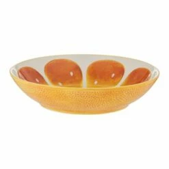 Typhoon World Foods 25cm Orange Bowl - Durable Serveware for Everyday Use