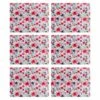 Denby Set Of 6 Watercolour Floral Placemats - Elegant Table Mats for Dining & Entertaining -HARTS OF STUR Sales 151012256 Denby Set Of 6 Watercolour Floral Placemats