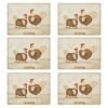 Denby Set Of 6 Derbyshire Redcap Placemats - Premium Table Mats for Stylish Dining -HARTS OF STUR Sales 151012497 Denby Set Of 6 Derbyshire Redcap Placemats