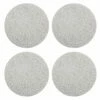 Denby Monsoon Filigree Silver Set Of 4 Round Placemats - Elegant Tableware for Stylish Dining -HARTS OF STUR Sales 151012520 Denby Monsoon Filigree Silver Set of Round Placemats