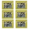 Denby Set Of 6 Cow Placemats - Premium Table Mats for Stylish Dining -HARTS OF STUR Sales 151012830 Denby Set Of 6 Cow Placemats
