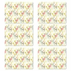 Denby Set Of 6 Hens Placemats - Premium Table Mats for Stylish Dining