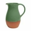 Dexam Sintra Glazed Terracotta Jug Green - Elegant Decanter & Pitcher for Drinks -HARTS OF STUR Sales 16050202 Dexam Sintra Glazed Terracotta Jug Green