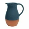 Dexam Sintra Glazed Terracotta Jug Ink Blue | Elegant Drinkware for Home & Kitchen -HARTS OF STUR Sales 16050203 Dexam Sintra Glazed Terracotta Jug Ink Blue
