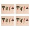 RHS Benary Vegetables Set of 4 Placemats - Eco-Friendly Table Mats for Dining -HARTS OF STUR Sales 16833136 RHS by Dexam Benary Vegetables Set of 4 Placemats