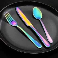 Grunwerg Windsor Rainbow 16-Piece Cutlery Set | Premium Stainless Steel Boxed Cutlery -HARTS OF STUR Sales 16BXWSRRB Grunwerg Windsor Rainbow 16 Piece Boxed Cutlery Set 3