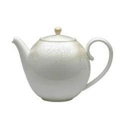 Denby Monsoon Lucille Gold Teapot - Premium Ceramic Teapot for Tea Lovers