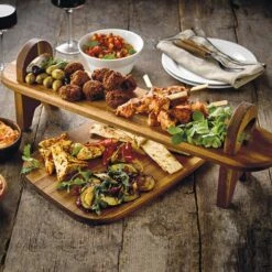 Denby James Martin Raised Serving Board - Elegant Serveware for Stylish Dining -HARTS OF STUR Sales 186012883 James Martin Denby Raised Serving Board Set 1