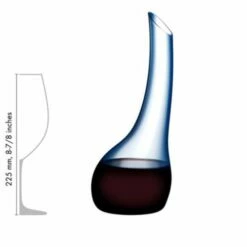 Riedel Confetti Blue Cornetto Decanter - Elegant Wine Decanter for Enhanced Aeration -HARTS OF STUR Sales 197713B Riedel Confetti Blue Cornetto Decanter 2