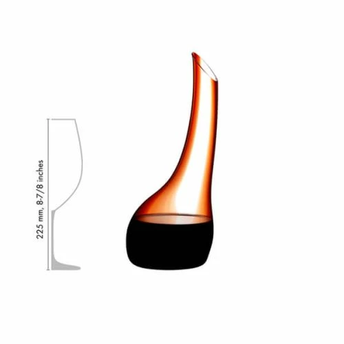 Riedel Confetti Red Cornetto Decanter - Elegant Wine Decanter for Enhanced Aeration 5 Riedel Confetti Red Cornetto Decanter - Elegant Wine Decanter for Enhanced Aeration - Image 3
