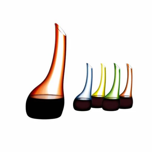 Riedel Confetti Red Cornetto Decanter - Elegant Wine Decanter for Enhanced Aeration 6 Riedel Confetti Red Cornetto Decanter - Elegant Wine Decanter for Enhanced Aeration - Image 4