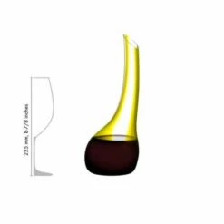 Riedel Confetti Yellow Cornetto Decanter - Elegant Wine Decanter for Fine Wines -HARTS OF STUR Sales 197713Y Riedel Confetti Yellow Cornetto Decanter 2
