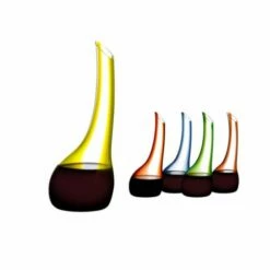 Riedel Confetti Yellow Cornetto Decanter - Elegant Wine Decanter for Fine Wines -HARTS OF STUR Sales 197713Y Riedel Confetti Yellow Cornetto Decanter 4
