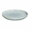 Denby Halo Speckle Medium Coupe Plate - Elegant Stoneware Tableware -HARTS OF STUR Sales 199012004 Denby Halo Medium Coupe Plate